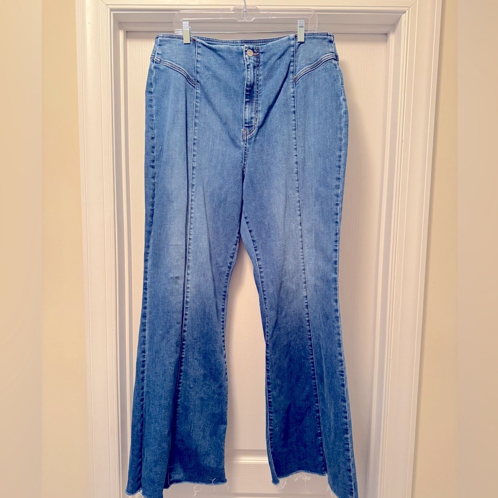 We The Free Light Blue Flare Jeans